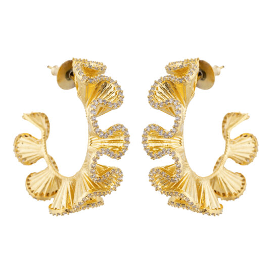 Petals Hoop Earrings